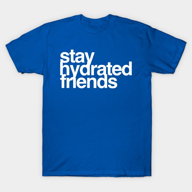 Stay Hydrated Friends T-Shirt by GrayDaiser